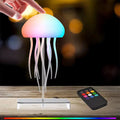 LED Jellyfish Lamp with 9 Tentacles 2 Working Modes Ultra Long Battery Life Colour Gradient Light Effects with Remote Control